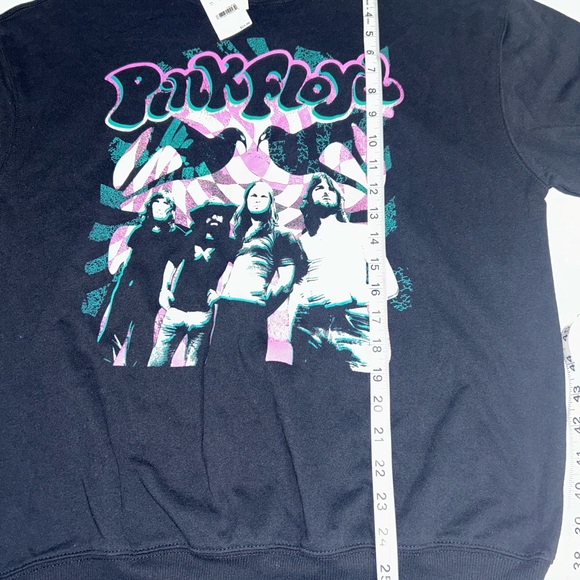 Pink Floyd Women's Black & Pink Hoodie Sweatshirt Size M Cod/1251 - Picture 5 of 7